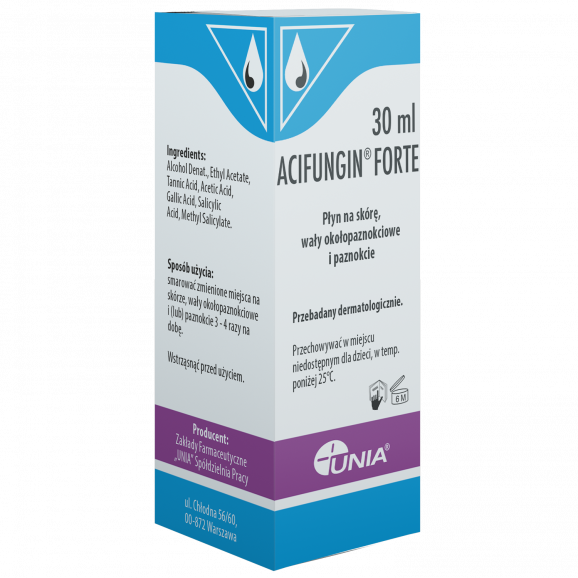 Acifungin Forte Płyn na skórę (30 ml) Acifungin Forte Płyn na skórę (30 ml) - zdjęcie produktu