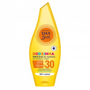 Dax Sun, rodzinna emulsja do opalania dla dorosłych i dzieci, SPF 30, 250 ml - zdjęcie produktu