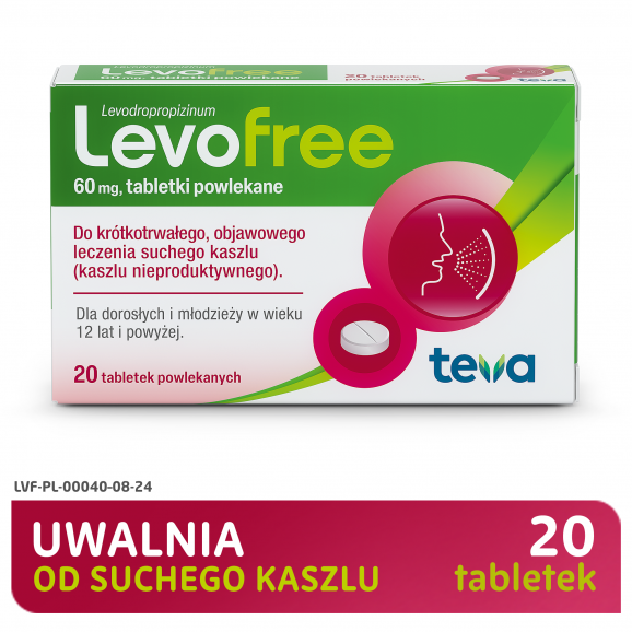 Levofree 60 mg, tabletki, 20 szt. - zdjęcie produktu