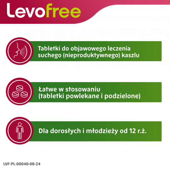 Levofree 60 mg, tabletki, 20 szt. - zdjęcie produktu
