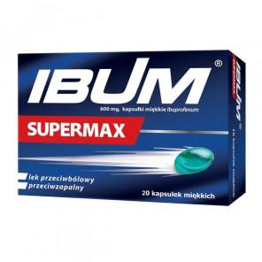 Ibum Supermax 600 mg, kapsułki miękkie, 20 szt. - zdjęcie produktu