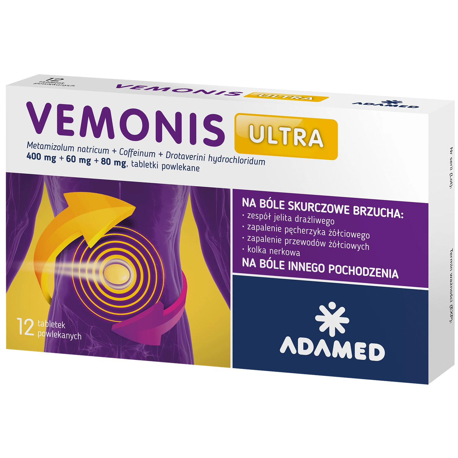 Vemonis Ultra, tabletki, 12 szt.
