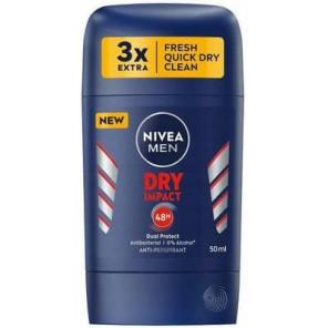 Nivea Men Dry Impact, antyperspirant w sztyfcie dla mężczyzn, 50 ml - zdjęcie produktu