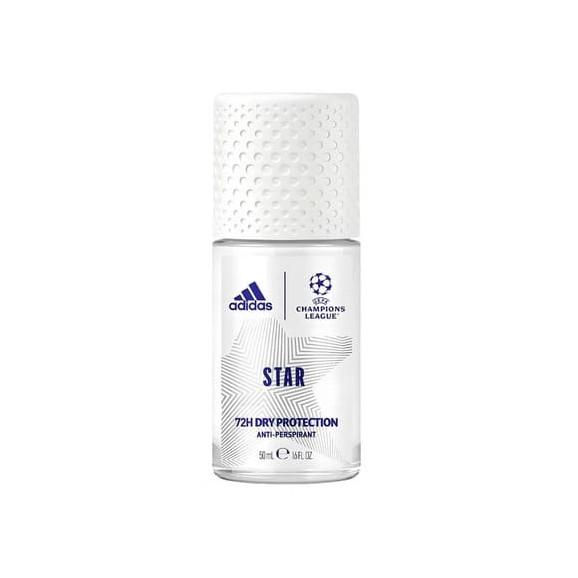 Adidas UEFA Champions League Star Roll-on, antyperspirant męski, 50 ml Adidas UEFA Champions League Star Roll-on, antyperspirant męski, 50 ml - zdjęcie produktu
