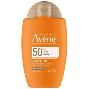 Avene Eau Thermale Ultra Fluid, matowy fluid, SPF 50+, 40 ml - zdjęcie produktu