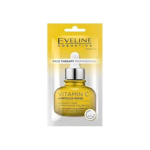 Eveline Cosmetics Face Therapy Professional Vitamin C, kremowa maseczka do twarzy, 8 ml Eveline Cosmetics Face Therapy Professional Vitamin C, kremowa maseczka do twarzy, 8 ml - zdjęcie produktu