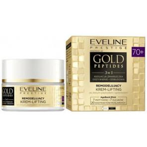 Eveline Cosmetics Gold Peptides, remodelujący krem-lifting do twarzy 70+, 50 ml - zdjęcie produktu