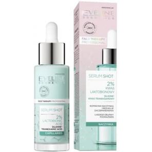 Eveline Cosmetics Serum Shot 2% Kwas Laktobionowy, wzmacniające serum do twarzy, 30 ml - zdjęcie produktu