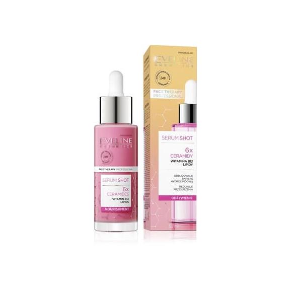 Eveline Cosmetics Serum Shot 6 Ceramidy, odżywcze serum do twarzy, 30 ml Eveline Cosmetics Serum Shot 6 Ceramidy, odżywcze serum do twarzy, 30 ml - zdjęcie produktu