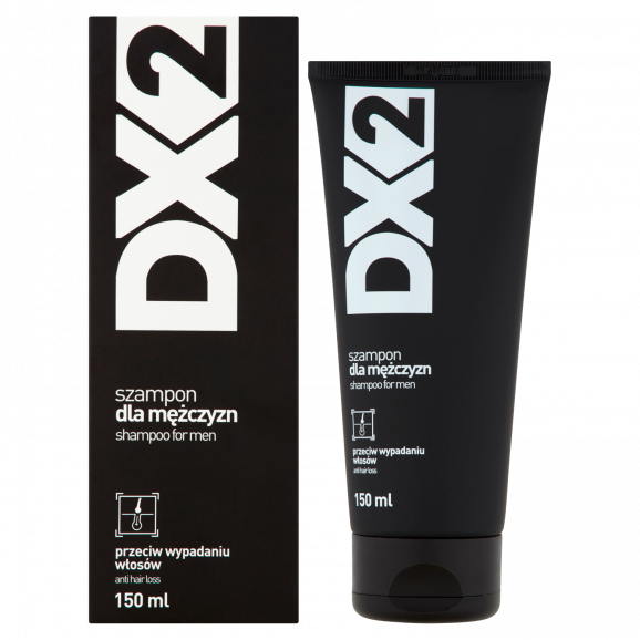 DX2, szampon dla mężczyzn przeciw wypadaniu włosów, 150 ml DX2, szampon dla mężczyzn przeciw wypadaniu włosów, 150 ml - zdjęcie produktu