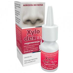 Xylodex 0,1%, regeneracja, aerozol do nosa, 10 ml - zdjęcie produktu