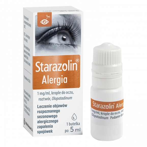 Starazolin Alergia, krople do oczu, roztwór, 5 ml Starazolin Alergia, krople do oczu, roztwór, 5 ml - zdjęcie produktu