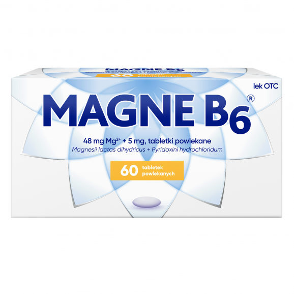 Magne-B6, tabletki powlekane, 60 szt. Magne-B6, tabletki powlekane, 60 szt. - zdjęcie produktu