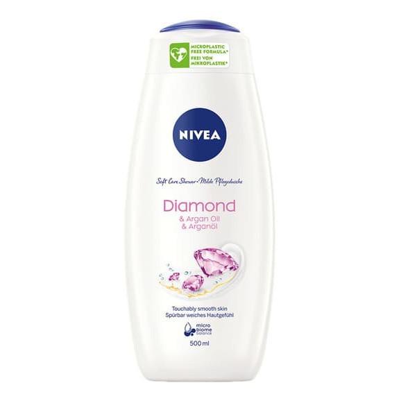 Nivea Diamond & Argan Oil, żel pod prysznic, 500 ml Nivea Diamond & Argan Oil, żel pod prysznic, 500 ml - zdjęcie produktu