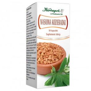 Herbapol Nasiona Kozieradki – suplement diety (30 kapsułek) - zdjęcie produktu