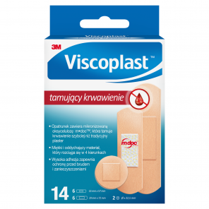 Viscoplast Plastry tamujące krwawienie, 14 szt. - zdjęcie produktu