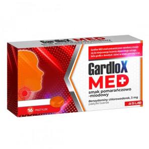 Gardlox Med smak pomarańczowo-miodowy, 16 pastylek twardych - zdjęcie produktu