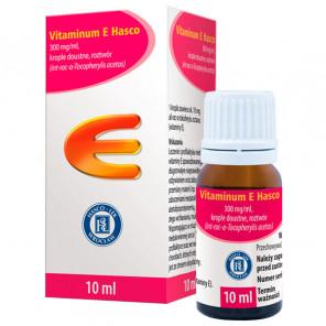 Vitaminum E Hasco, krople doustne, 300 mg/ml, 10 ml - lek - zdjęcie produktu