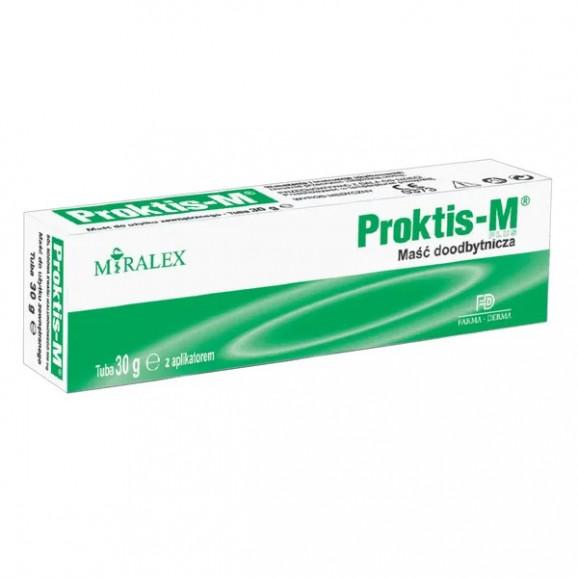 Proktis M Plus – maść doodbytnicza (30 g) Proktis M Plus – maść doodbytnicza (30 g) - zdjęcie produktu
