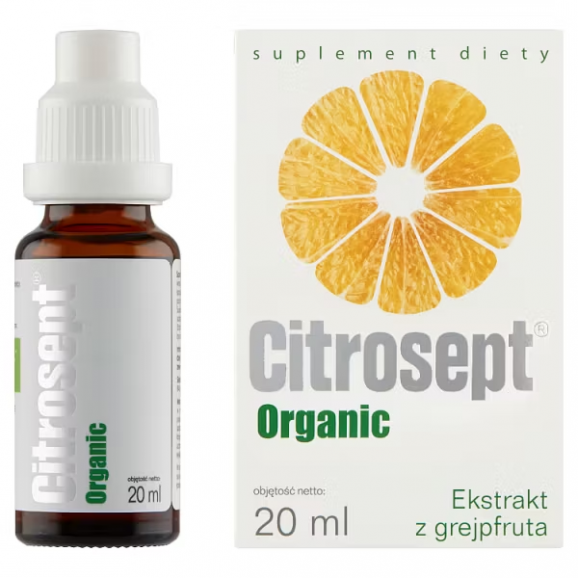 Citrosept Organic, krople (20 ml) - zdjęcie produktu