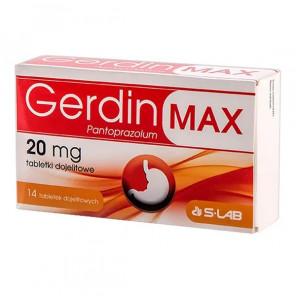 Gerdin Max 20 mg, 14 tabletek – lek bez recepty - zdjęcie produktu