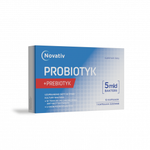 Novativ Probiotyk 5 mld bakterii – suplement diety (10 kapsułek) - zdjęcie produktu