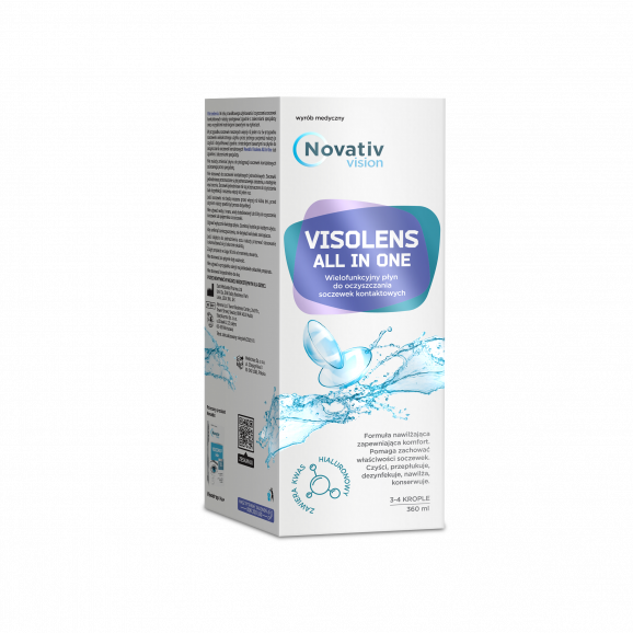 Novativ Vision Visolens All in One płyn do soczewek – wyrób medyczny (360 ml) Novativ Vision Visolens All in One płyn do soczewek – wyrób medyczny (360 ml) - zdjęcie produktu