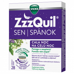 ZzzQuil Sen Cała Noc – suplement diety (28 tabletek) - zdjęcie produktu