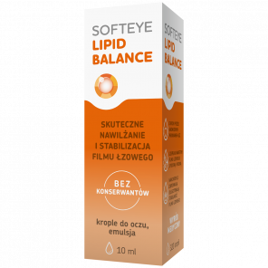 Softeye Lipid Balance krople do oczu emulsja - butelka 10 ml - zdjęcie produktu