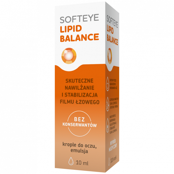 Softeye Lipid Balance krople do oczu emulsja - butelka 10 ml Softeye Lipid Balance krople do oczu emulsja - butelka 10 ml - zdjęcie produktu