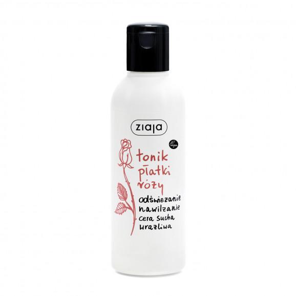 Ziaja Płatki róży – tonik do twarzy (200 ml) Ziaja Płatki róży – tonik do twarzy (200 ml) - zdjęcie produktu