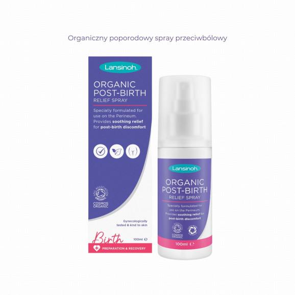 Lansinoh Organiczny poporodowy spray łagodzący (100 ml) Lansinoh Organiczny poporodowy spray łagodzący (100 ml) - zdjęcie produktu