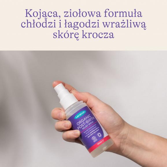 Lansinoh Organiczny poporodowy spray łagodzący (100 ml) Lansinoh Organiczny poporodowy spray łagodzący (100 ml) - zdjęcie produktu