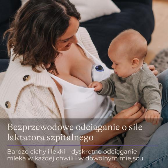 Lansinoh Hands-free – laktator pojedynczy bezprzewodowy (zbiornik 180 ml) - zdjęcie produktu