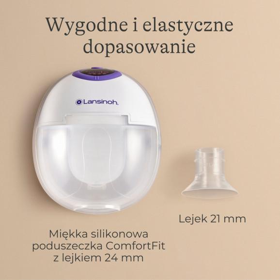 Lansinoh Hands-free – laktator pojedynczy bezprzewodowy (zbiornik 180 ml) - zdjęcie produktu