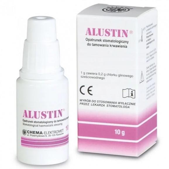Alustin Chema Opatrunek stomatologiczny 10 g Alustin Chema Opatrunek stomatologiczny 10 g - zdjęcie produktu