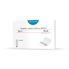 Plaster opatrunkowy jałowy PASOCARE MED 15 cm x 8 cm, 25 sztuk - zdjęcie produktu
