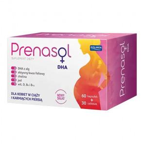 Prenasol, 60 kapsułek + 30 tabletek – suplement diety dla kobiet w ciąży i karmiących piersią - zdjęcie produktu