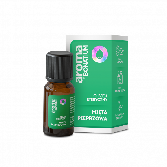Aroma by Bonatium Olejek eteryczny Mięta Pieprzowa – kosmetyk (10 ml) Aroma by Bonatium Olejek eteryczny Mięta Pieprzowa – kosmetyk (10 ml) - zdjęcie produktu