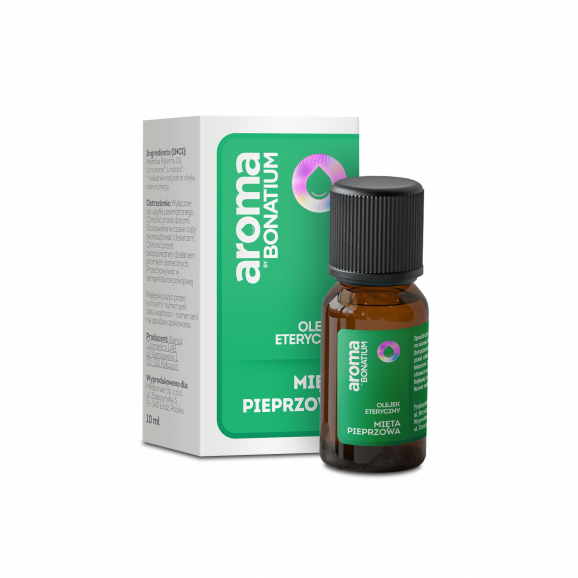 Aroma by Bonatium Olejek eteryczny Mięta Pieprzowa – kosmetyk (10 ml) Aroma by Bonatium Olejek eteryczny Mięta Pieprzowa – kosmetyk (10 ml) - zdjęcie produktu