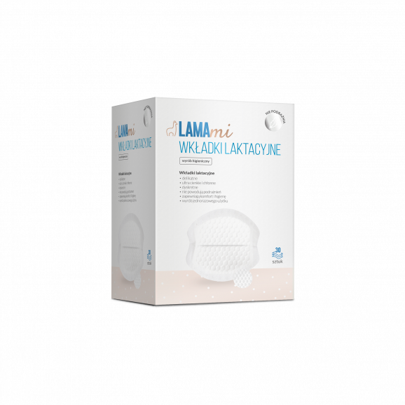 LAMAmi Wkładki laktacyjne – wyrób medyczny (30 szt.) - zdjęcie produktu