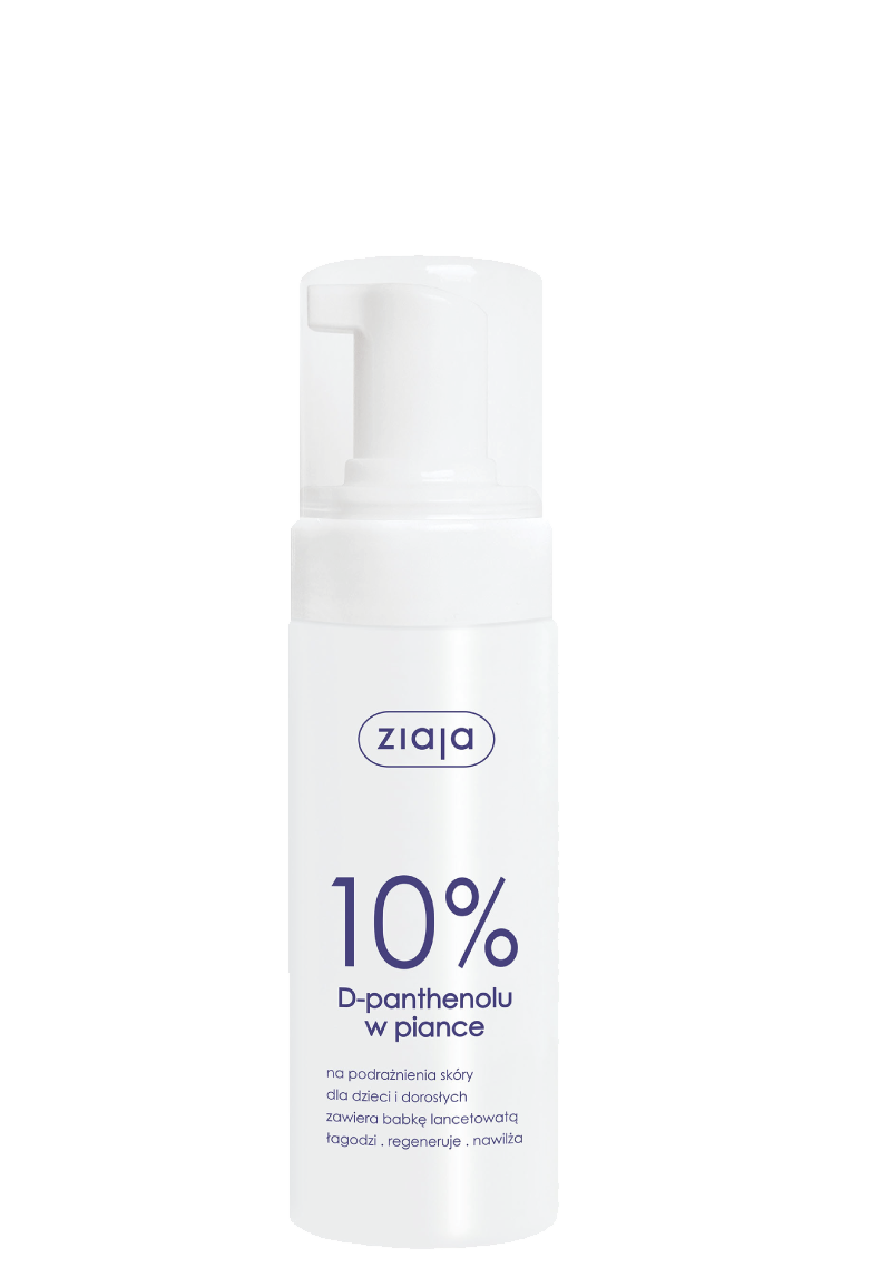 Ziaja 10% D-panthenolu w piance, 150 ml