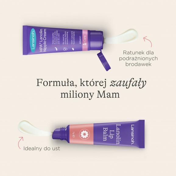 Lansinoh Lip Balm – balsam do ust z 100% lanoliną HPA (7 g) - zdjęcie produktu