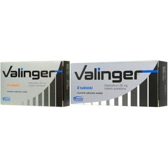 Valinger, tabletki powlekane, 25 mg, zestaw 4 szt. + 2 szt. Valinger, tabletki powlekane, 25 mg, zestaw 4 szt. + 2 szt. - zdjęcie produktu