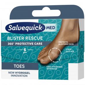 Salvequick Blister Rescue (Toes) – hydrożelowe plastry na pęcherze stóp (6 szt.) - zdjęcie produktu