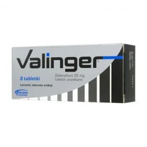 Valinger, tabletki powlekane, 25 mg, 2 szt. - zdjęcie produktu