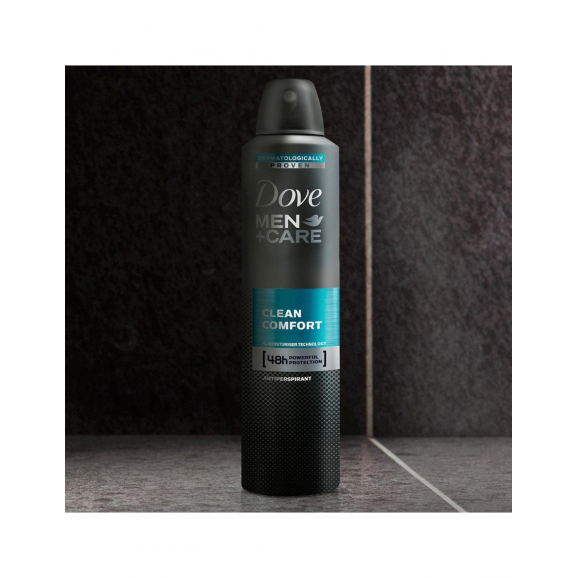 Dove Men+Care Clean Comfort 48H Antyperspirant męski, spray 250 ml - zdjęcie produktu
