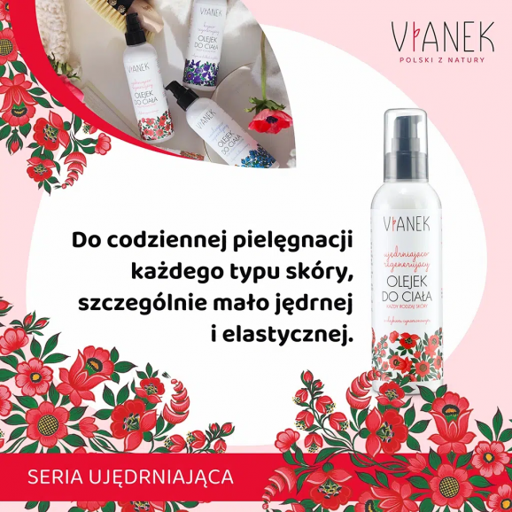 Sylveco Vianek ujędrniająco-regenerujący olejek do ciała, 200 ml - zdjęcie produktu