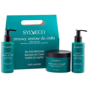 Sylveco, żel pod prysznic, 150 ml + balsam do ciała, 150 ml + puder do kąpieli, 150 g, zestaw, 1 szt. - zdjęcie produktu