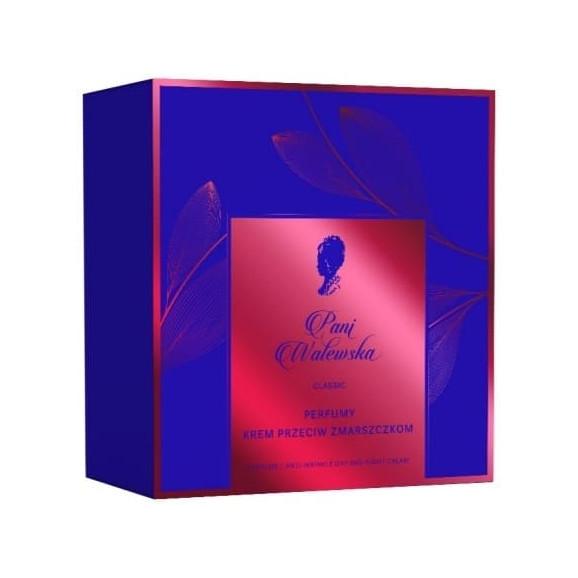 Pani Walewska Classic, perfumy spray, 30 ml + krem przeciwzmarszczkowy, 50 ml, zestaw, 1 szt. Pani Walewska Classic, perfumy spray, 30 ml + krem przeciwzmarszczkowy, 50 ml, zestaw, 1 szt. - zdjęcie produktu